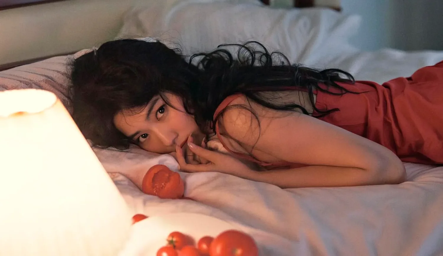 Red satin & soft light