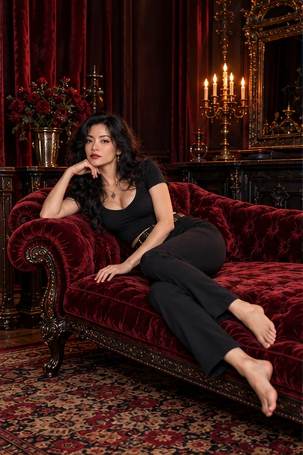 Lounge recline — Pose inspiration