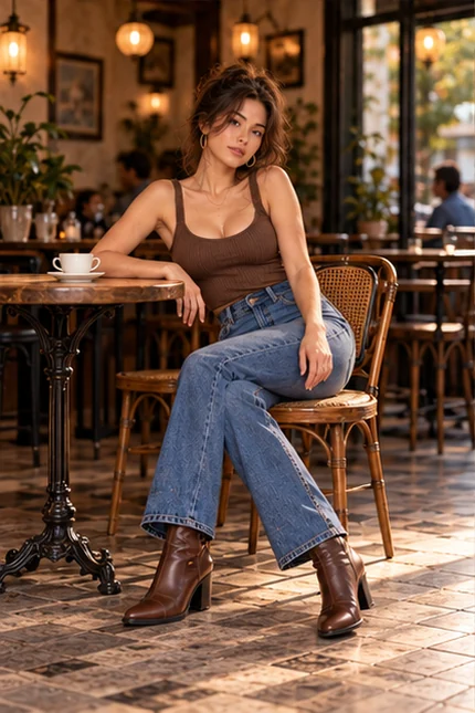 Café turn — Pose inspiration